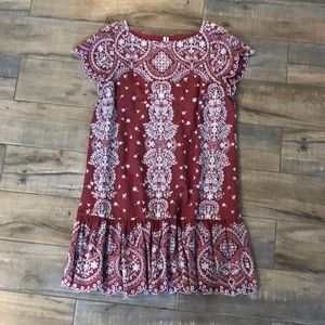 Beautiful fall dress by Feather Bone/Anthropologie